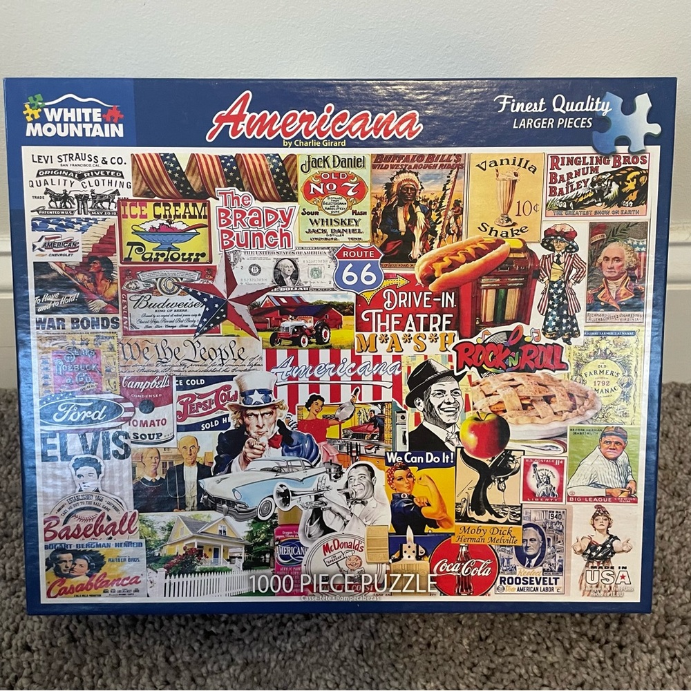 White Mountain Puzzles - 1000pc - Americana